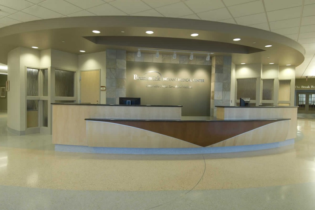 Novant Brunswick Medical Center Interior Main Reception 2 Mcculloch England Architects 2213