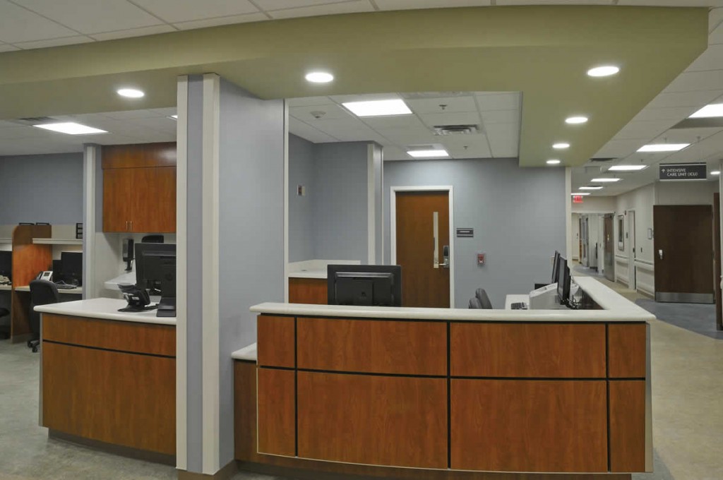 Novant Matthews Medical Center - Vertical Expansion - Interior - Nurses ...